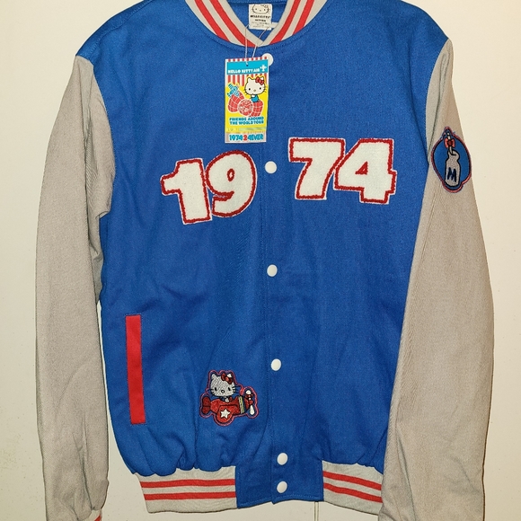 Hello Kitty 45th Anniversary Letterman Jacket - Picture 3 of 3